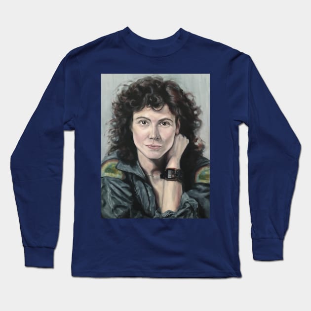 Ellen Louise Ripley (Desaturated Print) Long Sleeve T-Shirt by SPACE ART & NATURE SHIRTS 